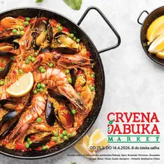 Pregled letka Crvena jabuka katalog trgovine Crvena jabuka vrijedi od 25.03.2026