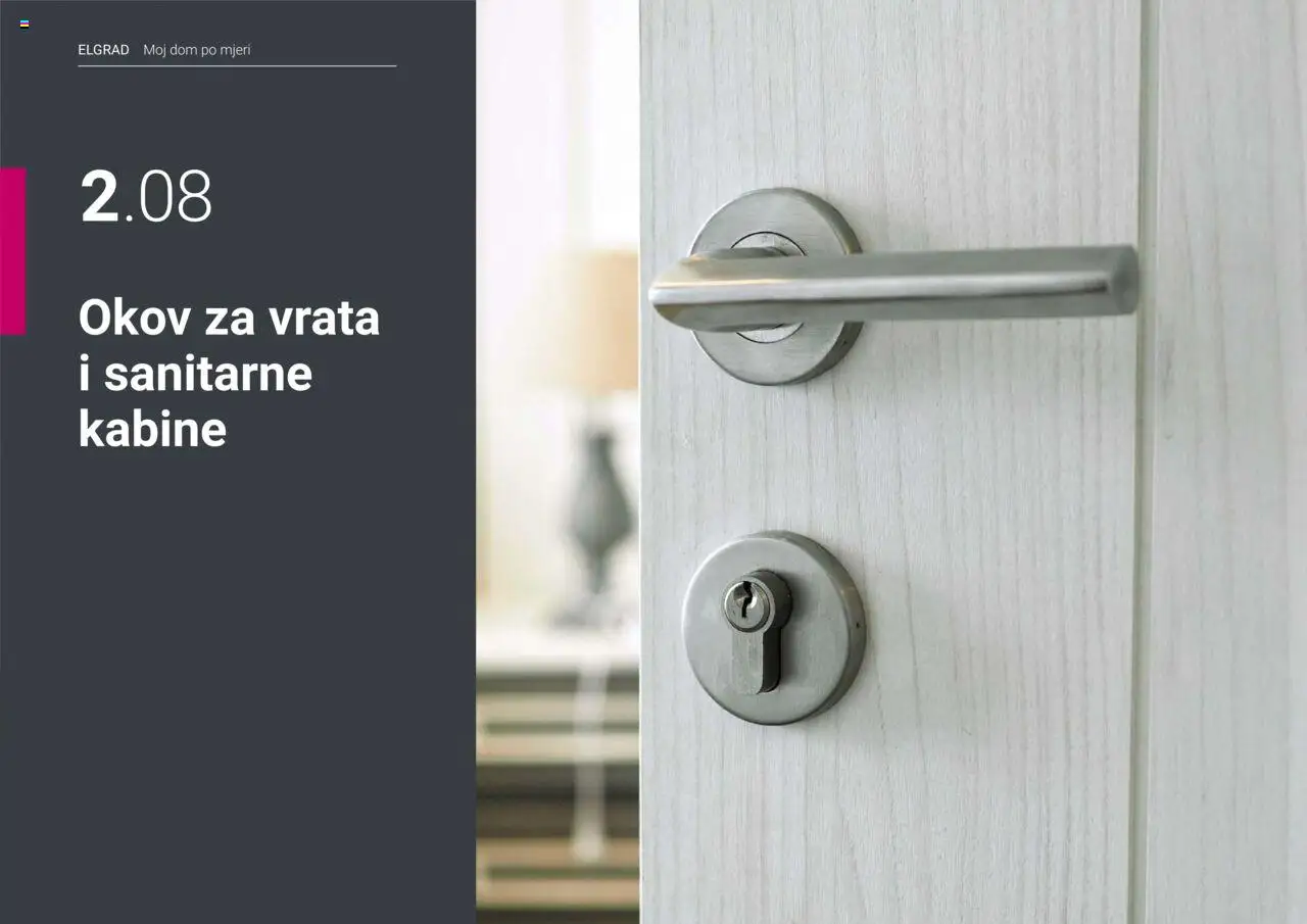 Elgrad aktualni Okov za vrata i sanitarne kabine vrijedi od 06.10.2025 - tjedna akcija broj stranice 1 - Vrata