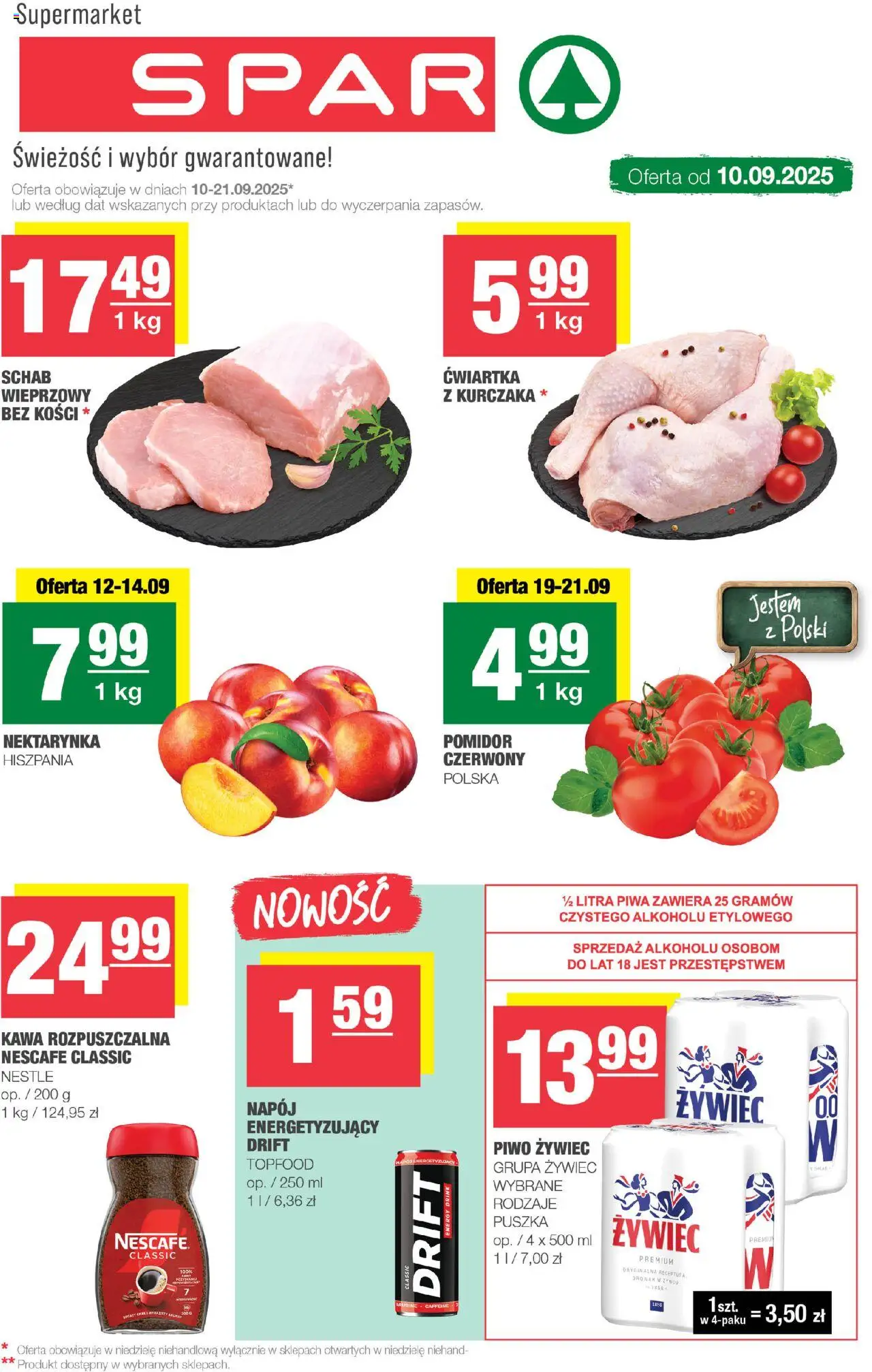 Spar Gazetka od 10.09.2025 - Nowa Gazetka - Numer strony 1