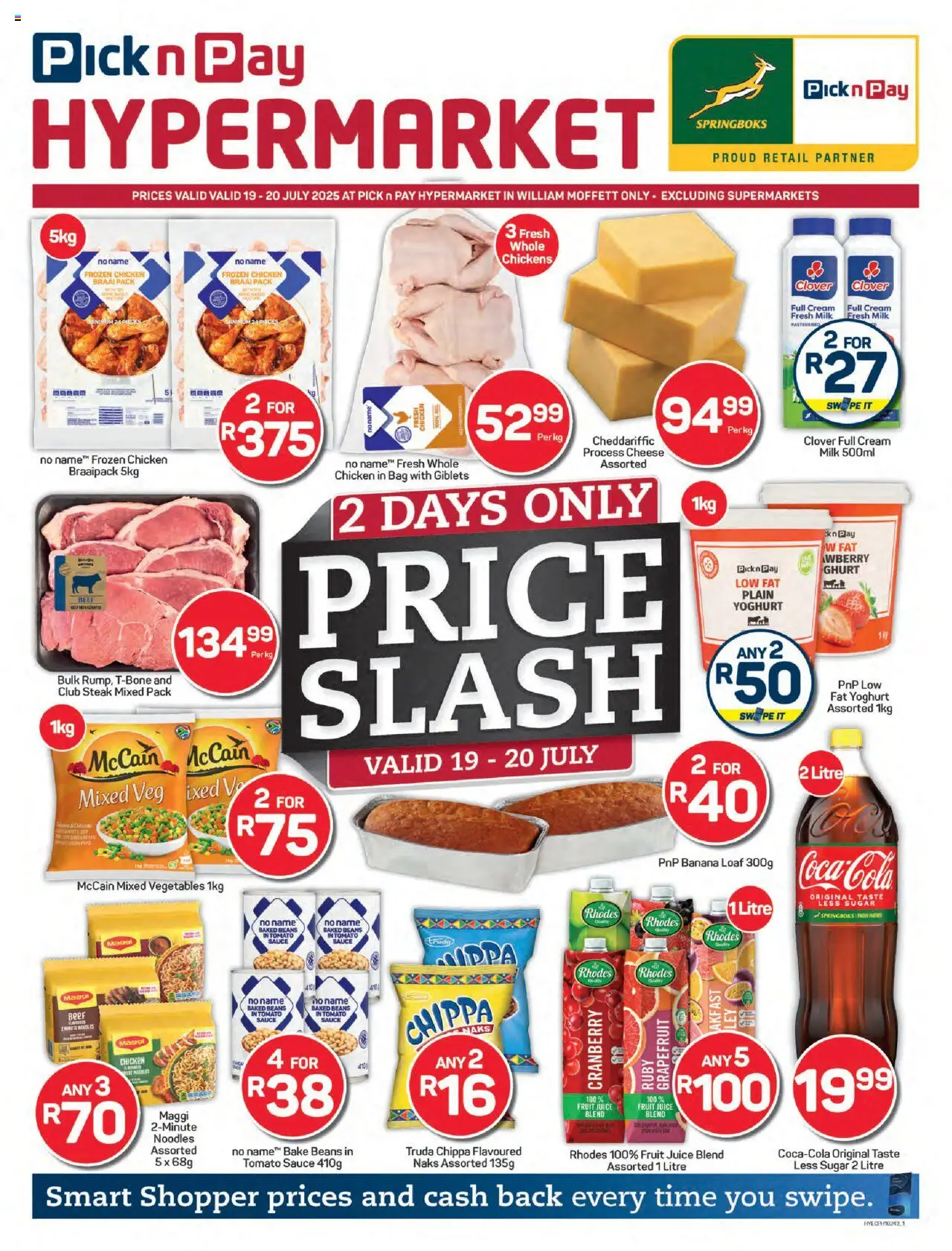 Pick n Pay Eastern Cape - Hyper Price Slash Specials from 19/07 - 20/07/2025 > Promotions