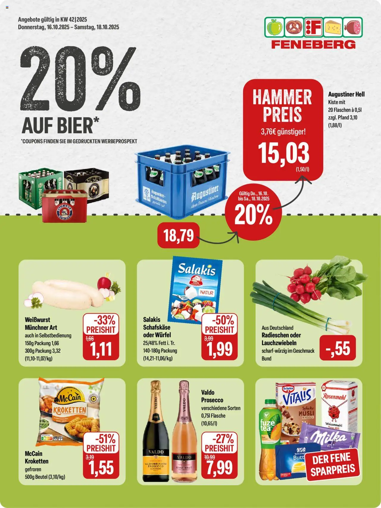 Feneberg Angebote (vom 16.10.2025 - 18.10.2025)