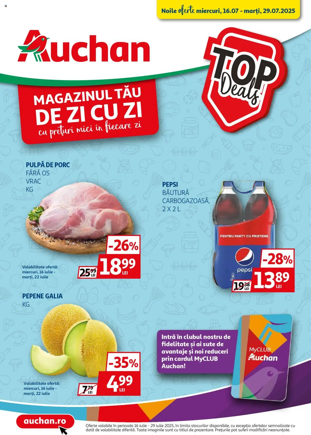 Auchan online catalog de la 16.07.2025 - Oferte și revista - Pagină 1