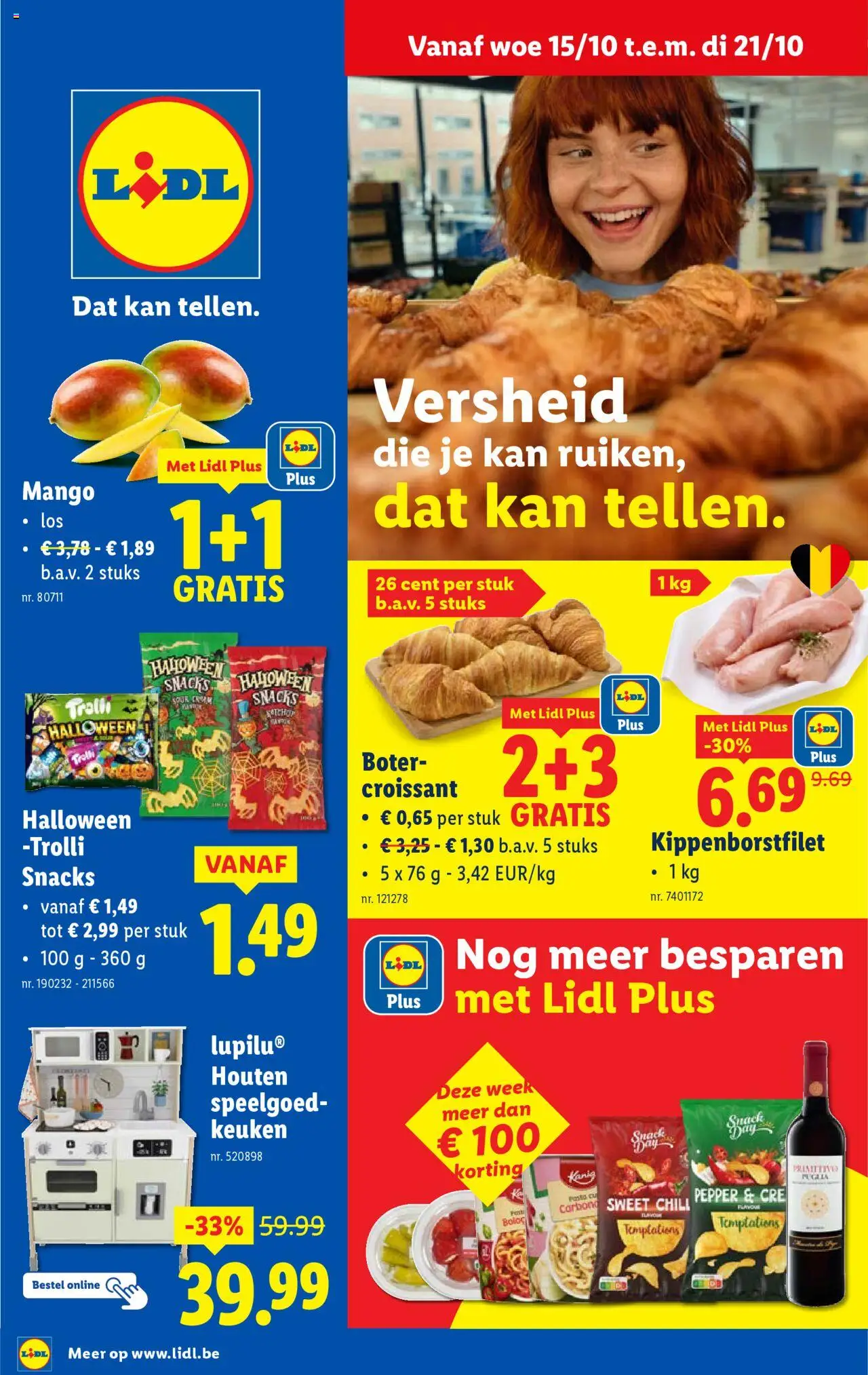 Lidl shop Folder week 42 geldig vanaf 15/10/2025 - Paginanummer 1
