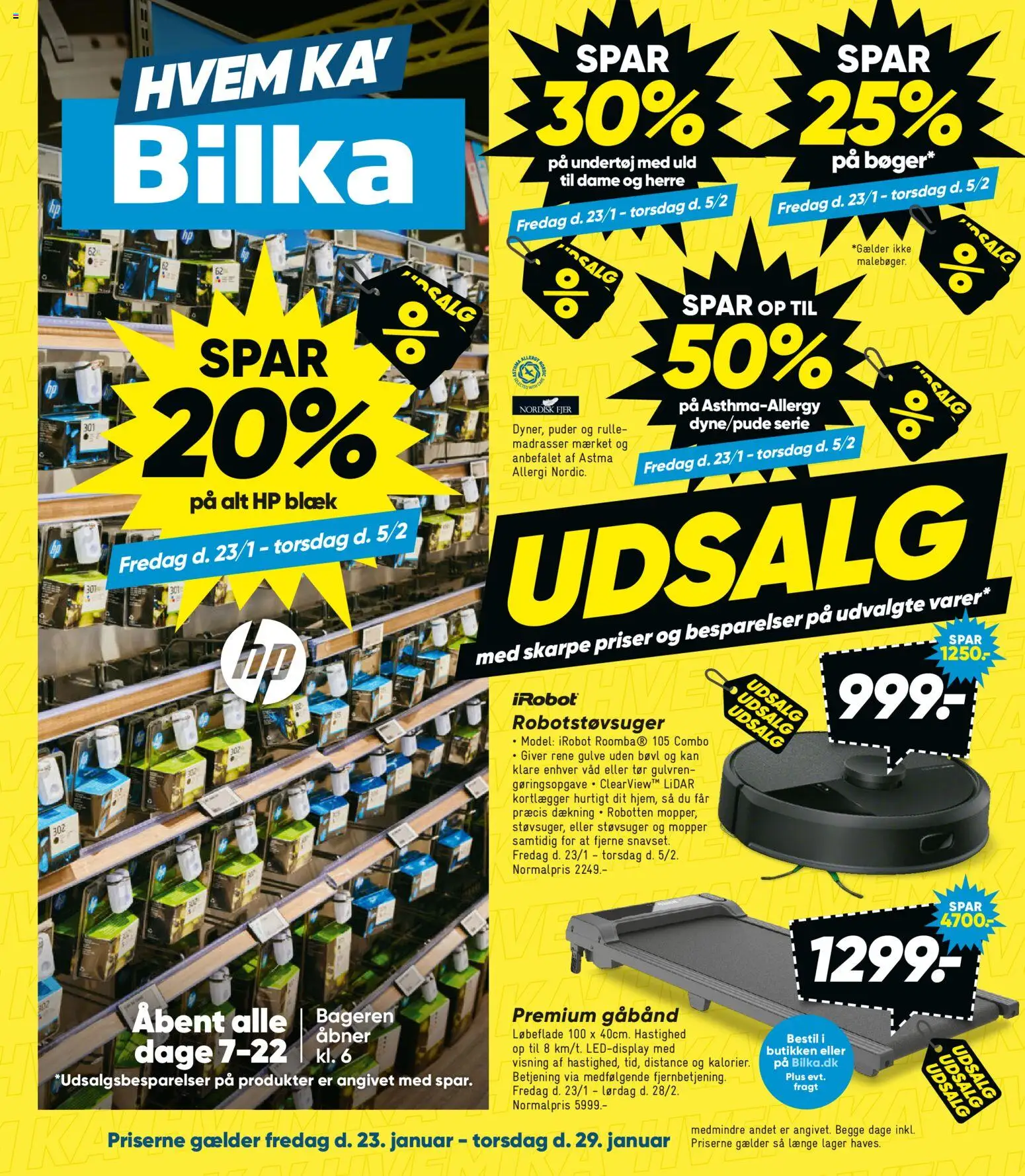 Eksempel på tilbudsavis Nonfood fra butik Bilka gyldig fra 23/01/2026