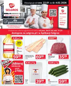 Pogląd gazetki "Oferta dla gastronomii" ze sklepu Selgros cash&carry ważnej od 22.01.2026