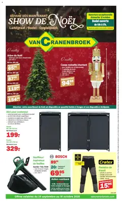 Prévisualisation de Publicité du magasin Van Cranenbroek formulaire valide 29/09/2025