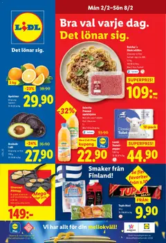 Förhandsgranska reklamblad Aktuella reklamblad Lidl från butik Lidl gäller från 02/02/2026