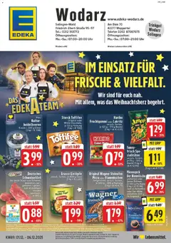 Vorschau von dem Prospekt des Geschäftes Edeka, gültig ab dem 01.12.2025