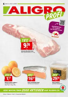 Vorschau des Merkblatts Aktionen vom Shop Aligro gültig von 02.02.2026 bis 07.02.2026