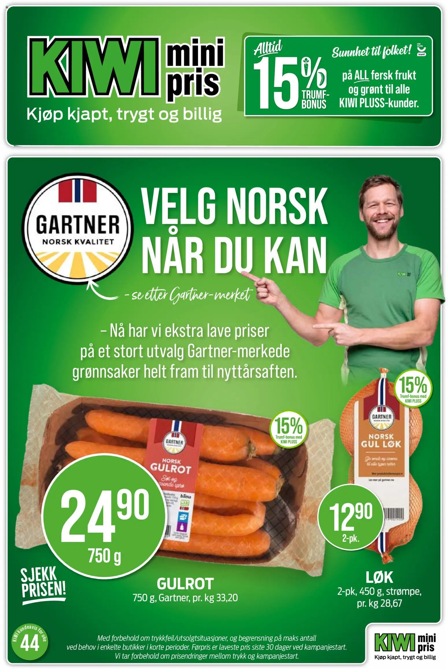 Kundeavis Kiwi gyldig fra 27/10/2025 - Sidenummer 1