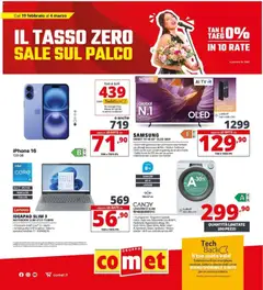 Anteprima dell'opuscolo Volantino Tasso Zero dal negozio Comet valido da 19/02/2026