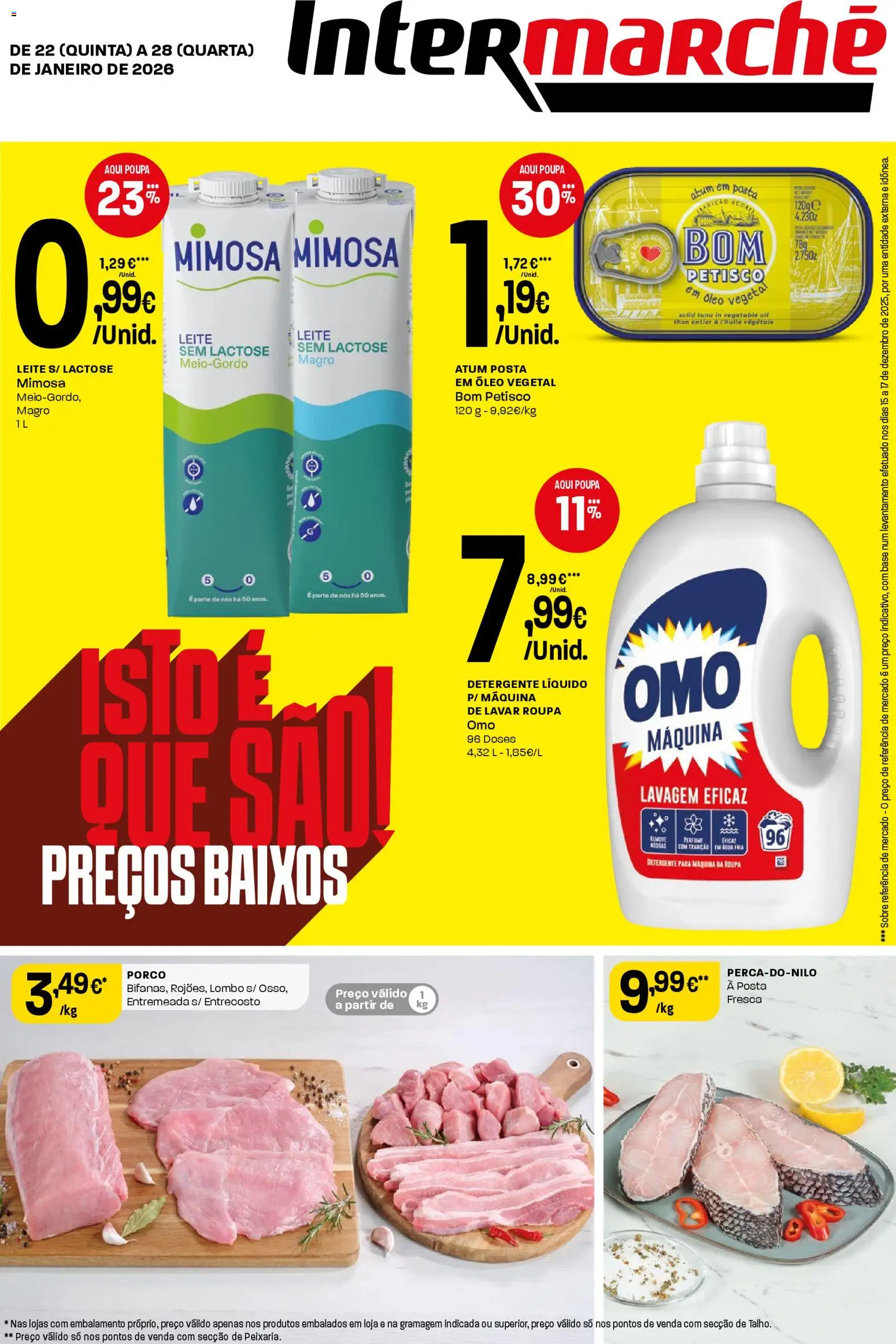 Pré-visualização do folheto da loja Intermarché válida a partir de 22/01/2026