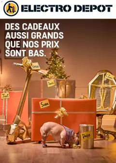 Voorbeeld van Publicité van winkel Electro Depot geldig vanaf 05/12/2025