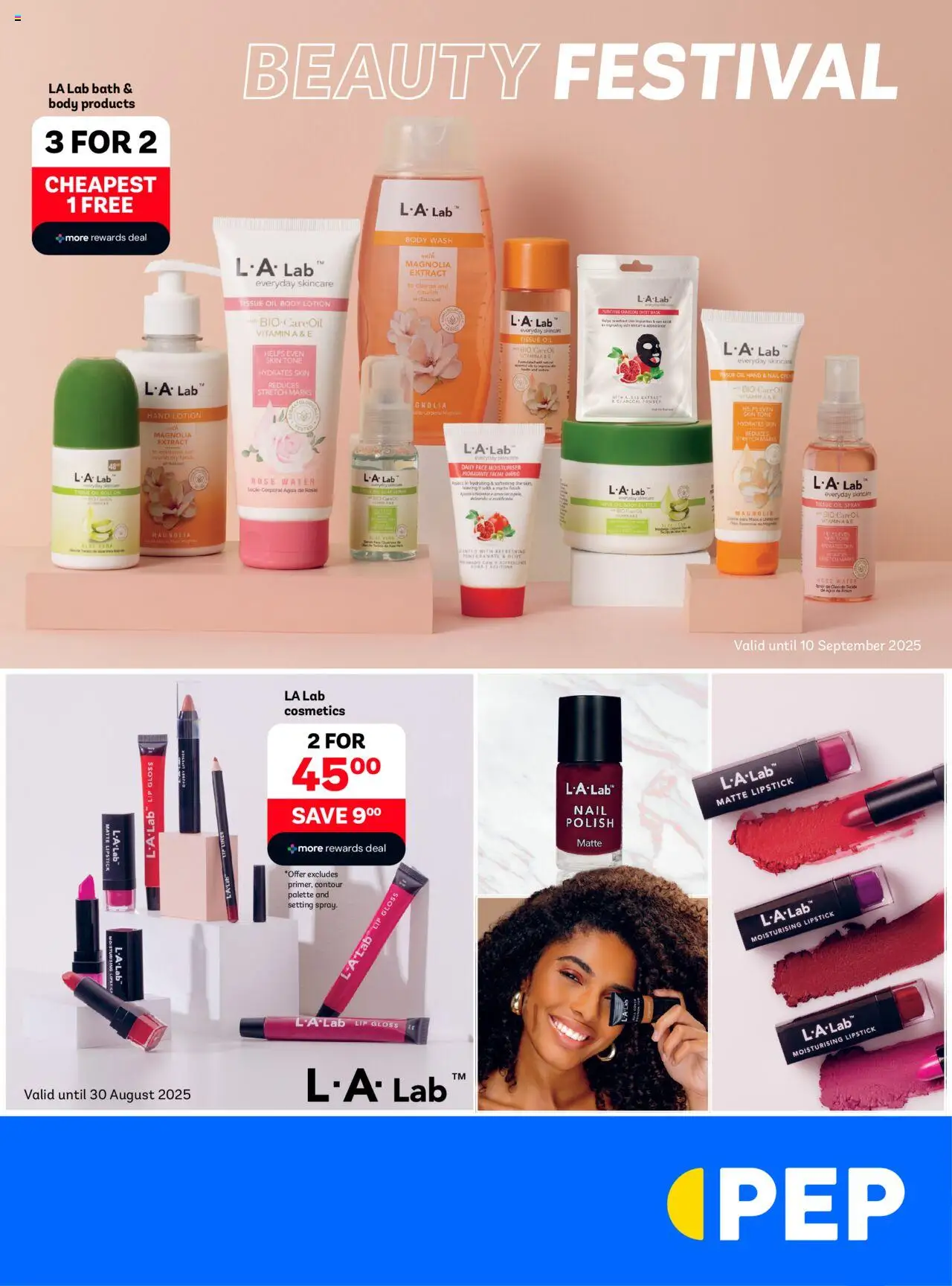 PEP Stores Specials from 23/07 - 21/08/2025 > Promotions