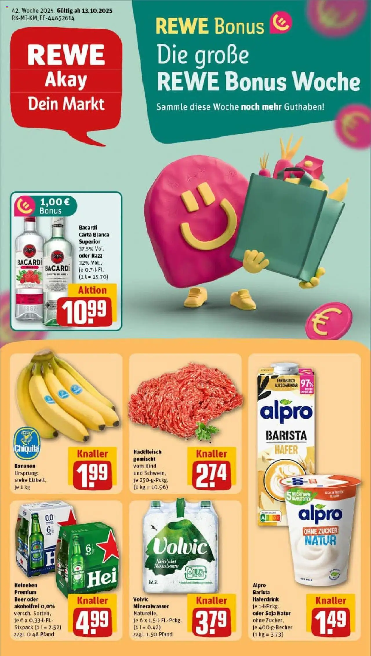 REWE Prospekt ab 13.10.2025 nächste Woche - Prospekt Frankfurt / Nordend-West	