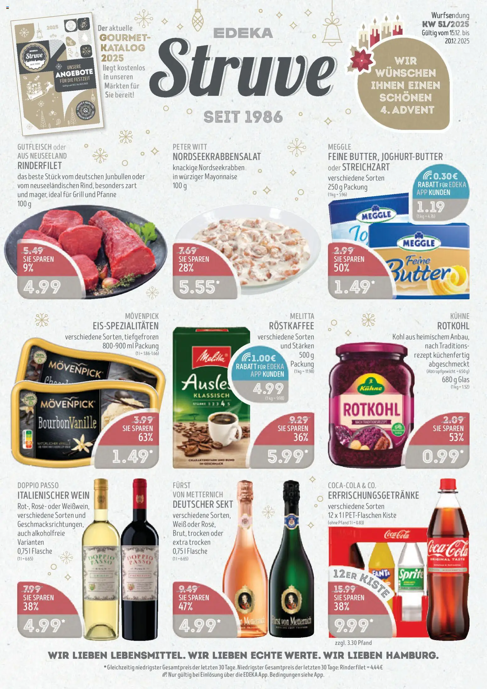 Vorschau von dem Prospekt des Geschäftes Edeka Struve, gültig ab dem 15.12.2025