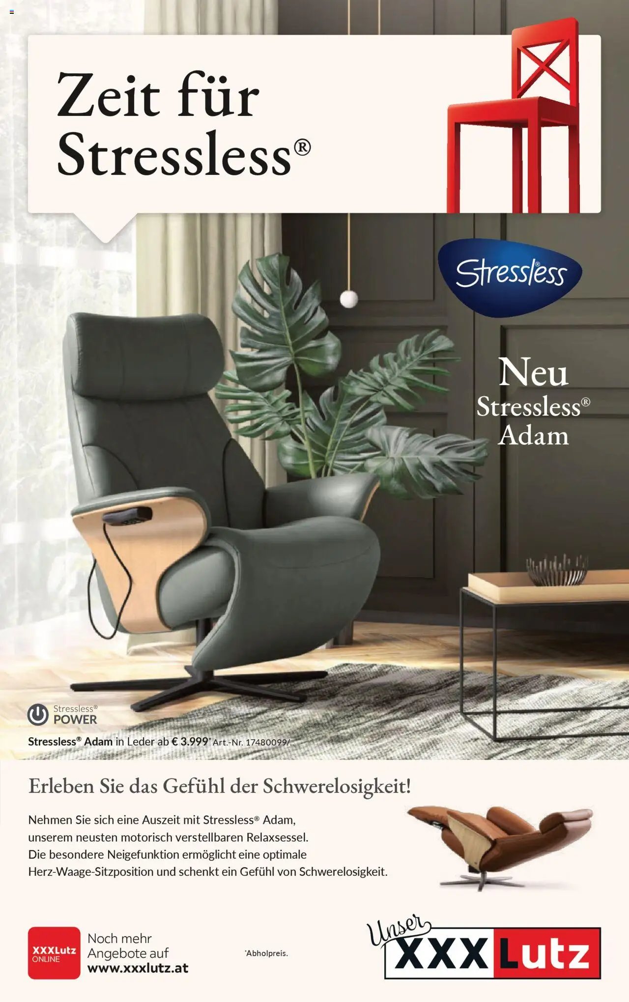  XXXLutz Zeit für Stressless ab (07.10.2025 - 30.10.2025) - Seite 1
