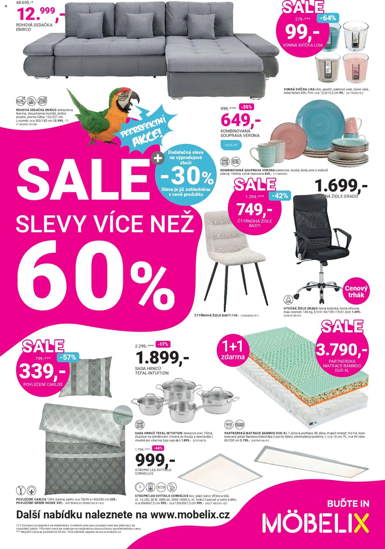 Náhled nabídky: Möbelix Leták platný od 29.12.2025