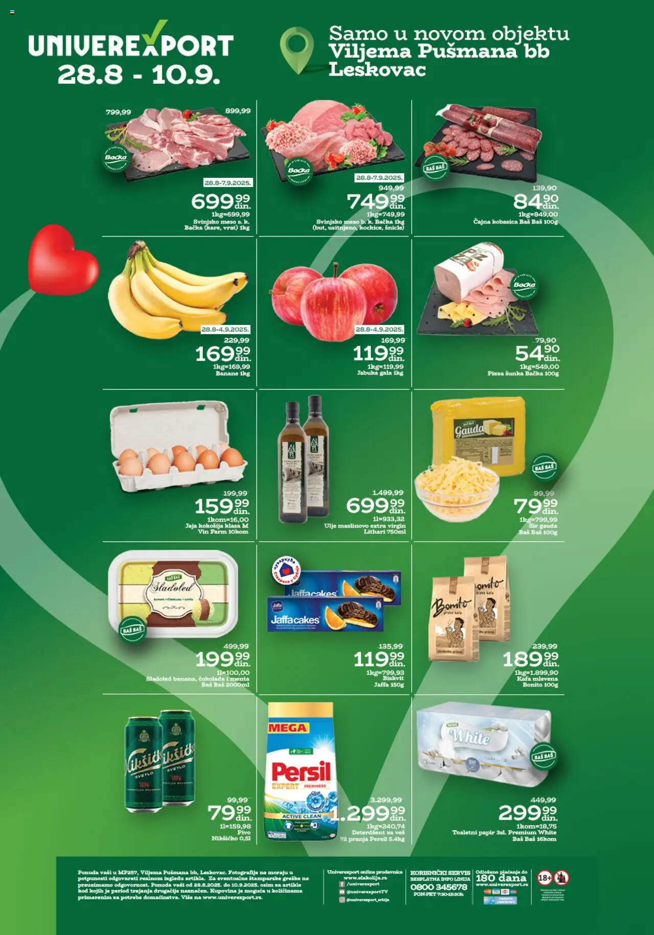 Univerexport katalog važi od 28.08.2025 - stranica 1