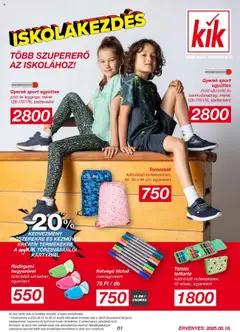 Kik - Akciós újság KiK megtekintése, amely érvényes 2025.08.18.-től