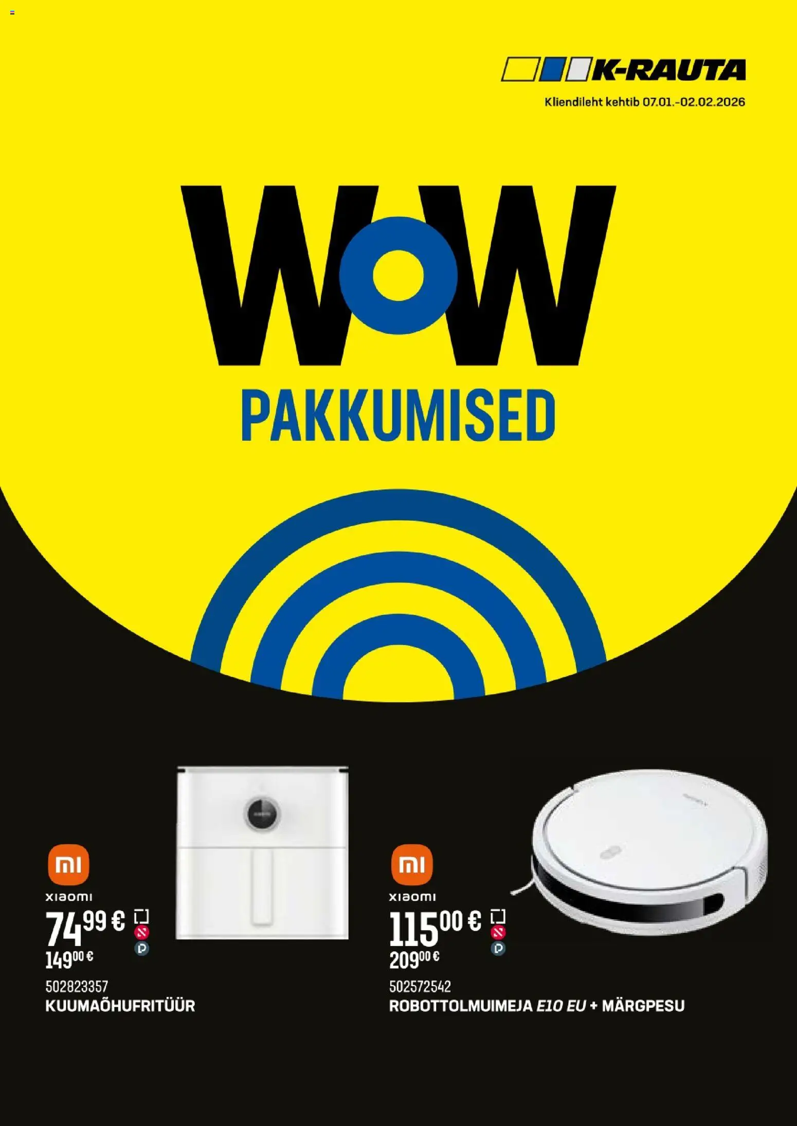 K-Rauta kliendilehe eelvaade alates 2026.01.07