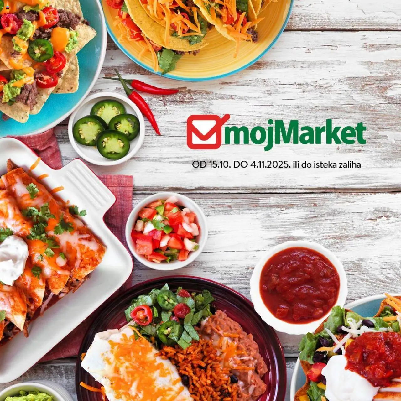 Pregled letka Katalog trgovine mojMarket vrijedi od 2025.10.15