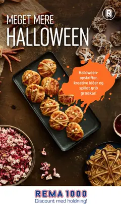 Eksempel på tilbudsavis Meget mere halloween fra butik Rema 1000 gyldig fra 01/10/2025