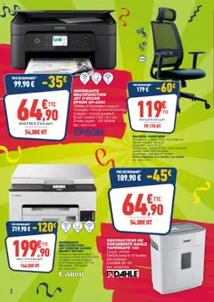 Prévisualisation de Catalogue du magasin Bureau Vallée formulaire valide 20/10/2025 | Page: 2