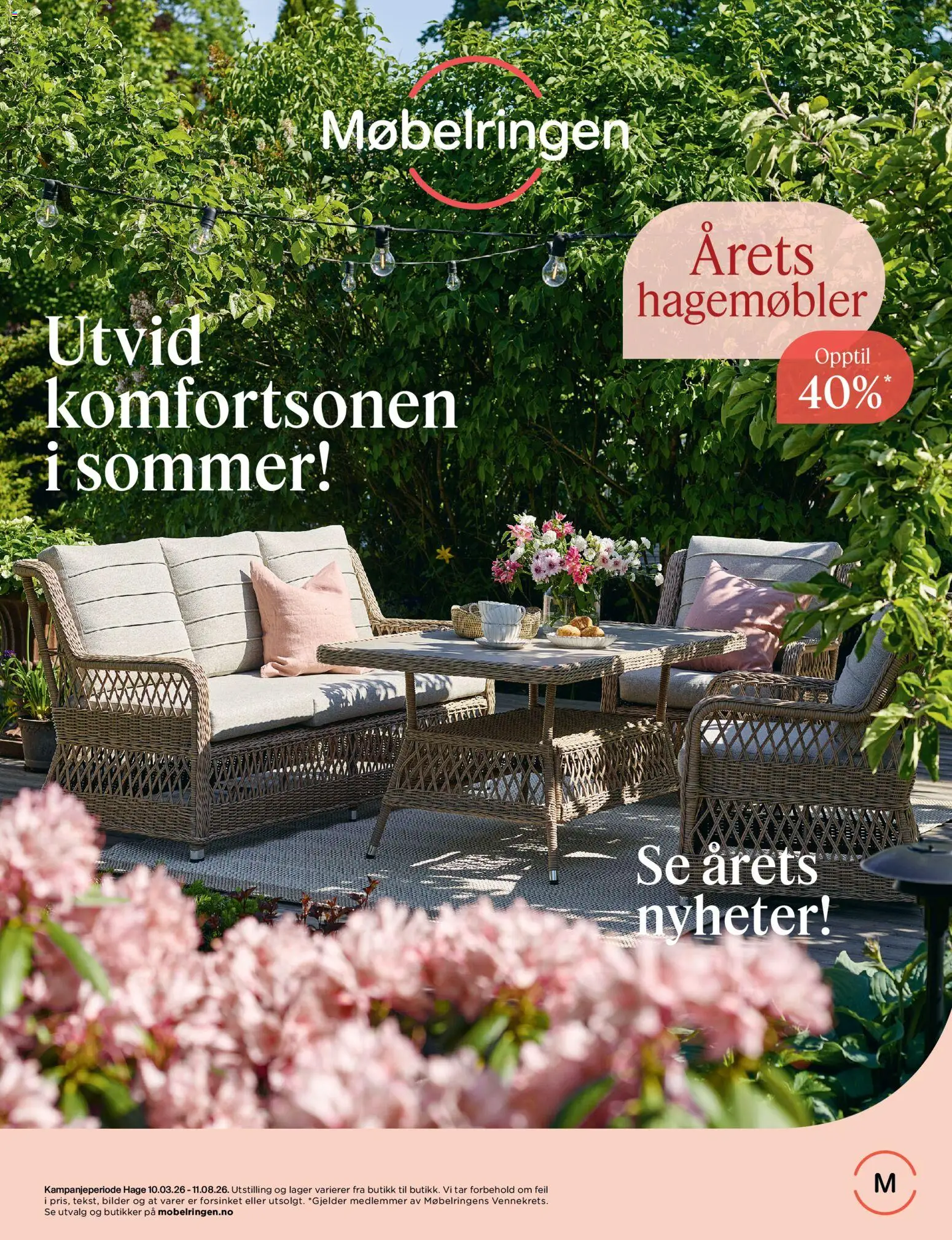 Forhåndsvis Møbelringen Årets hagemøbler fra butikk Møbelringen gyldig fra 10/03/2026