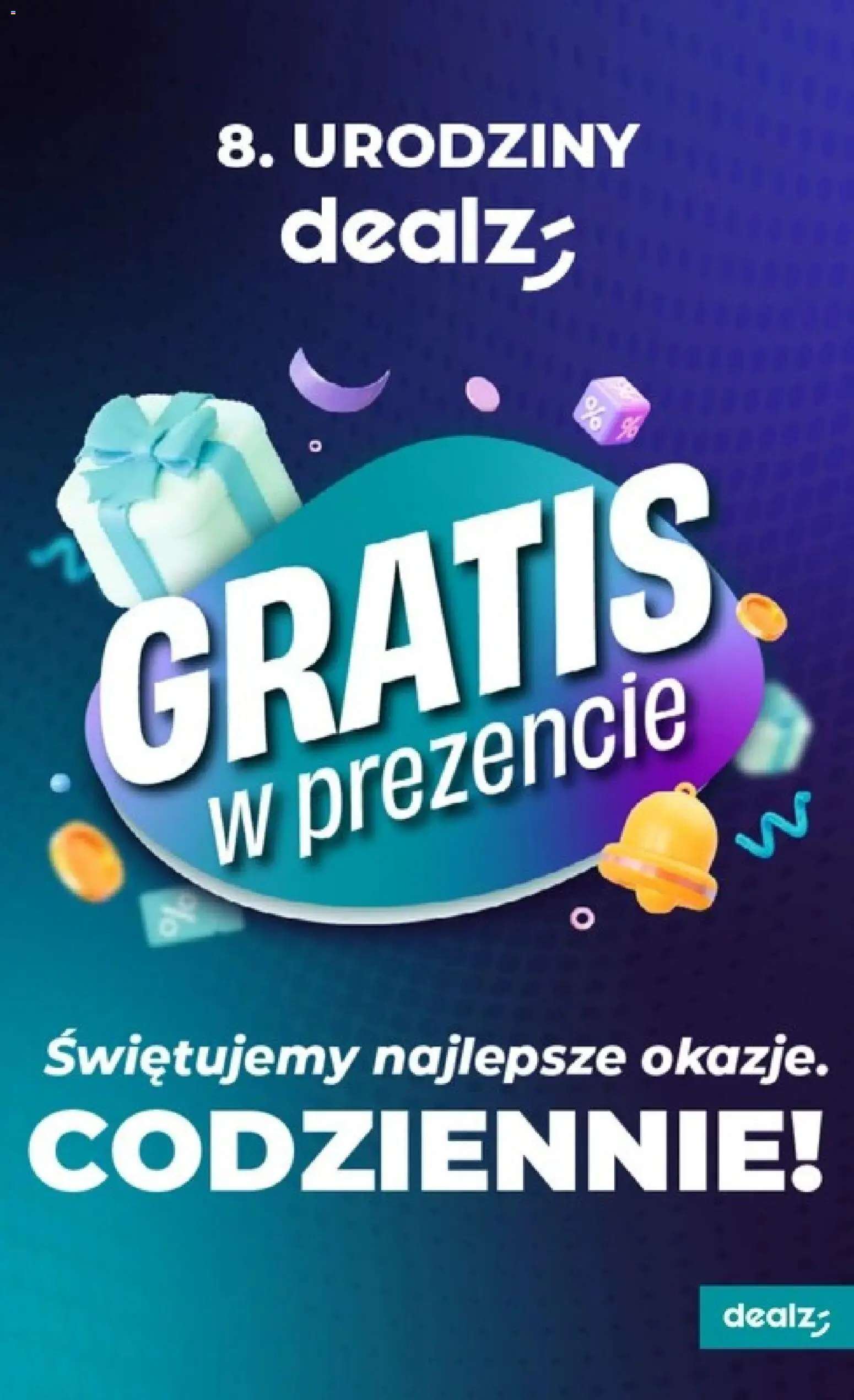 Pogląd gazetki "Świętujemy najlepsze okazje" ze sklepu Dealz ważnej od 12.02.2026