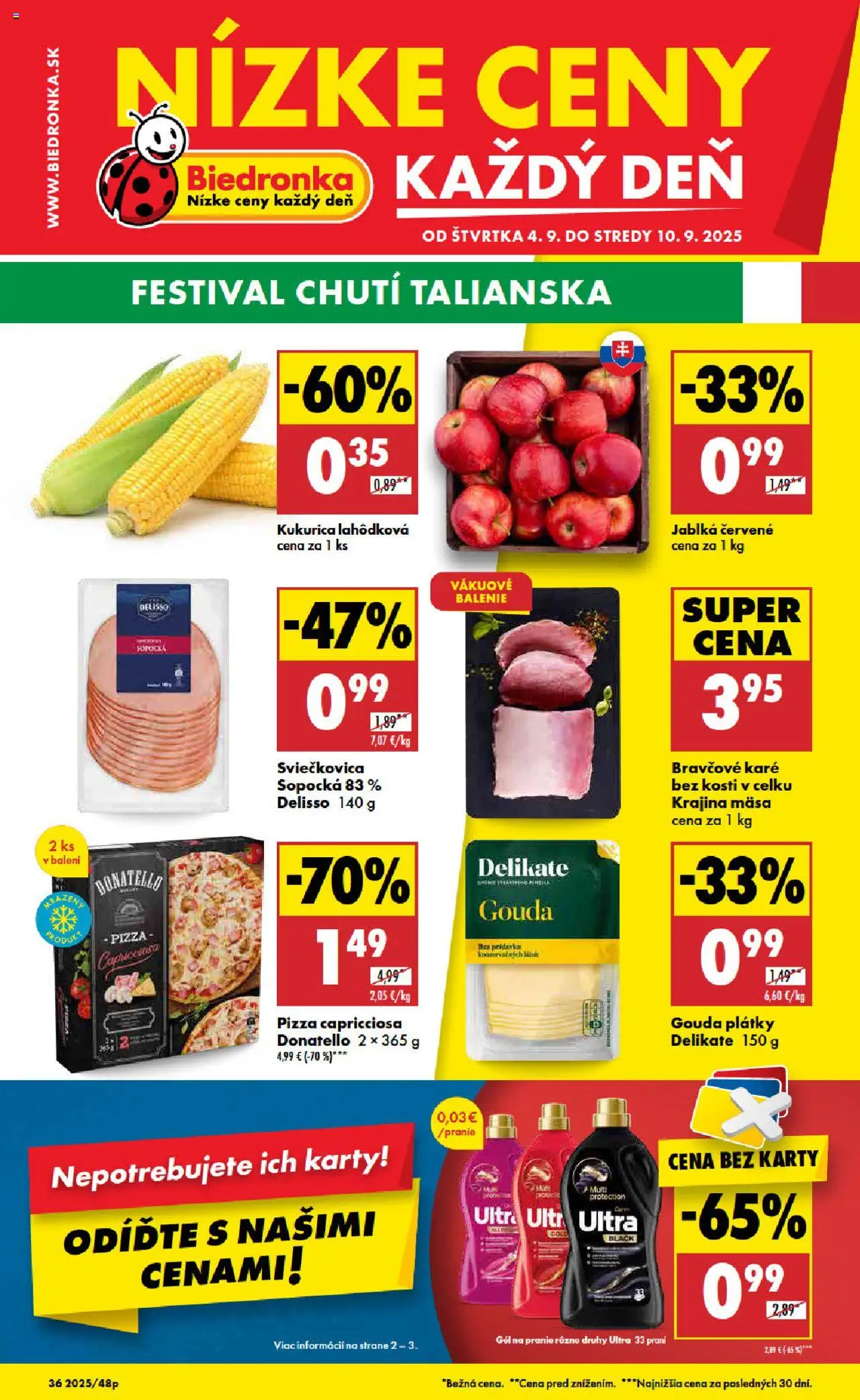 Biedronka Leták (04.09. - 10.09.2025) - Akčná ponuka