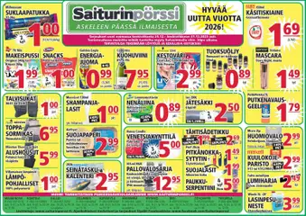 Kaupan Saiturinpörssi Tarjoukset esikatselu, voimassa 24/12/2025