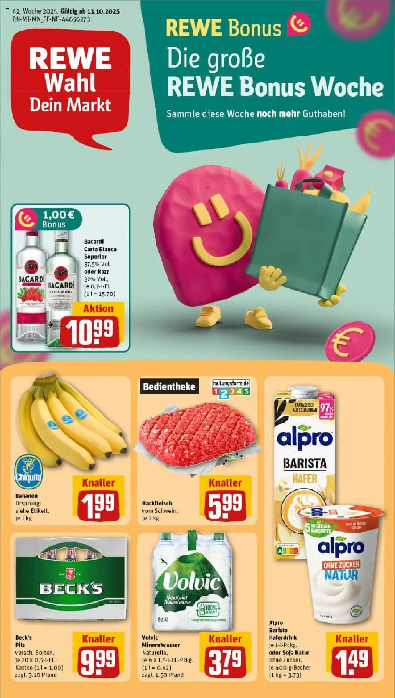 REWE Prospekt ab 13.10.2025 nächste Woche - Prospekt Burghaun	