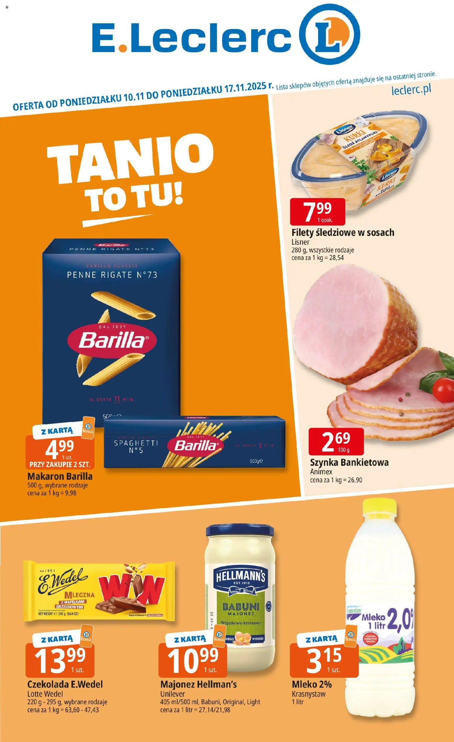 Pogląd gazetki "Tychy" ze sklepu E.Leclerc ważnej od 10.11.2025