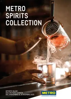 Anteprima dell'opuscolo Volantino Spirits Collection dal negozio Metro valido da 06/11/2025