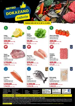 Pregled Metro kataloga - važi od 10.12.2025