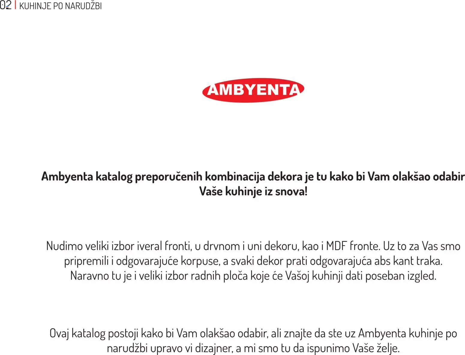Pregled letka Katalog Preporučeni dekori trgovine AMBYENTA vrijedi od 2025.10.01