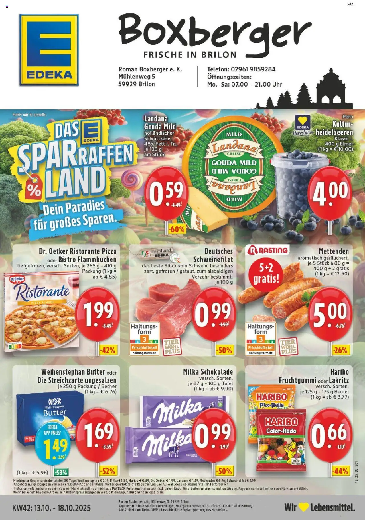 EDEKA Prospekt ab 13.10.2025 - Prospekt Brilon Online