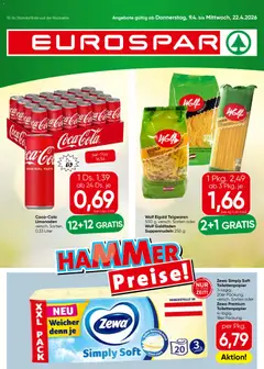 Vorschau der Angebote: Eurospar Eurospar Flugblatt gültig ab 09.04.2026