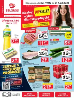 Pogląd gazetki "Gazetka" ze sklepu Selgros cash&carry ważnej od 19.02.2026
