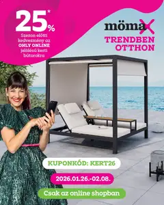 Mömax - Akciós újság Mömax megtekintése, amely érvényes 2026.01.26.-től