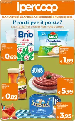 Anteprima dell'opuscolo Ipercoop volantino Sicilia dal negozio Ipercoop valido da 28/04/2026