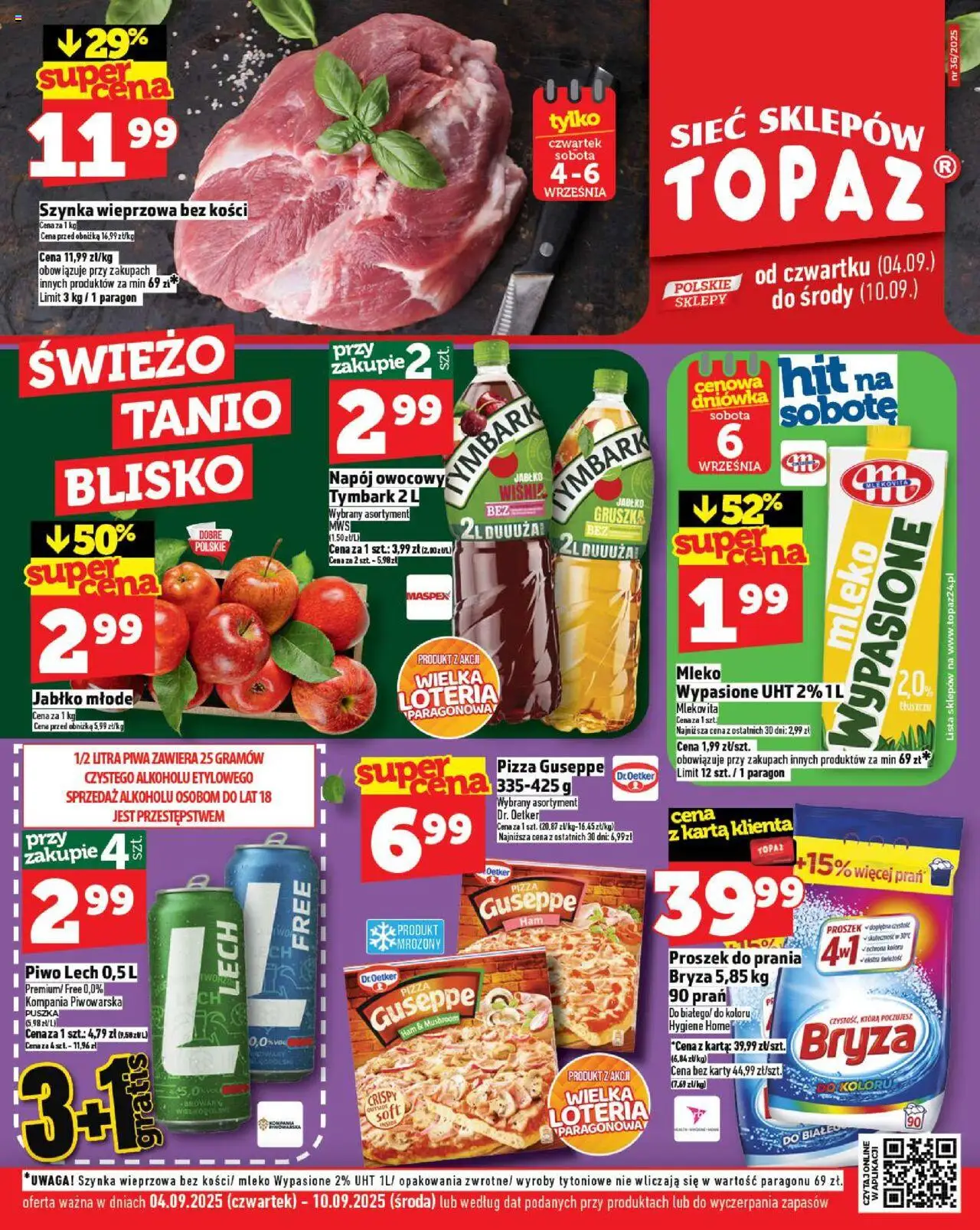 Topaz Gazetka MAZ od 04.09.2025 - Nowa Gazetka - Numer strony 1