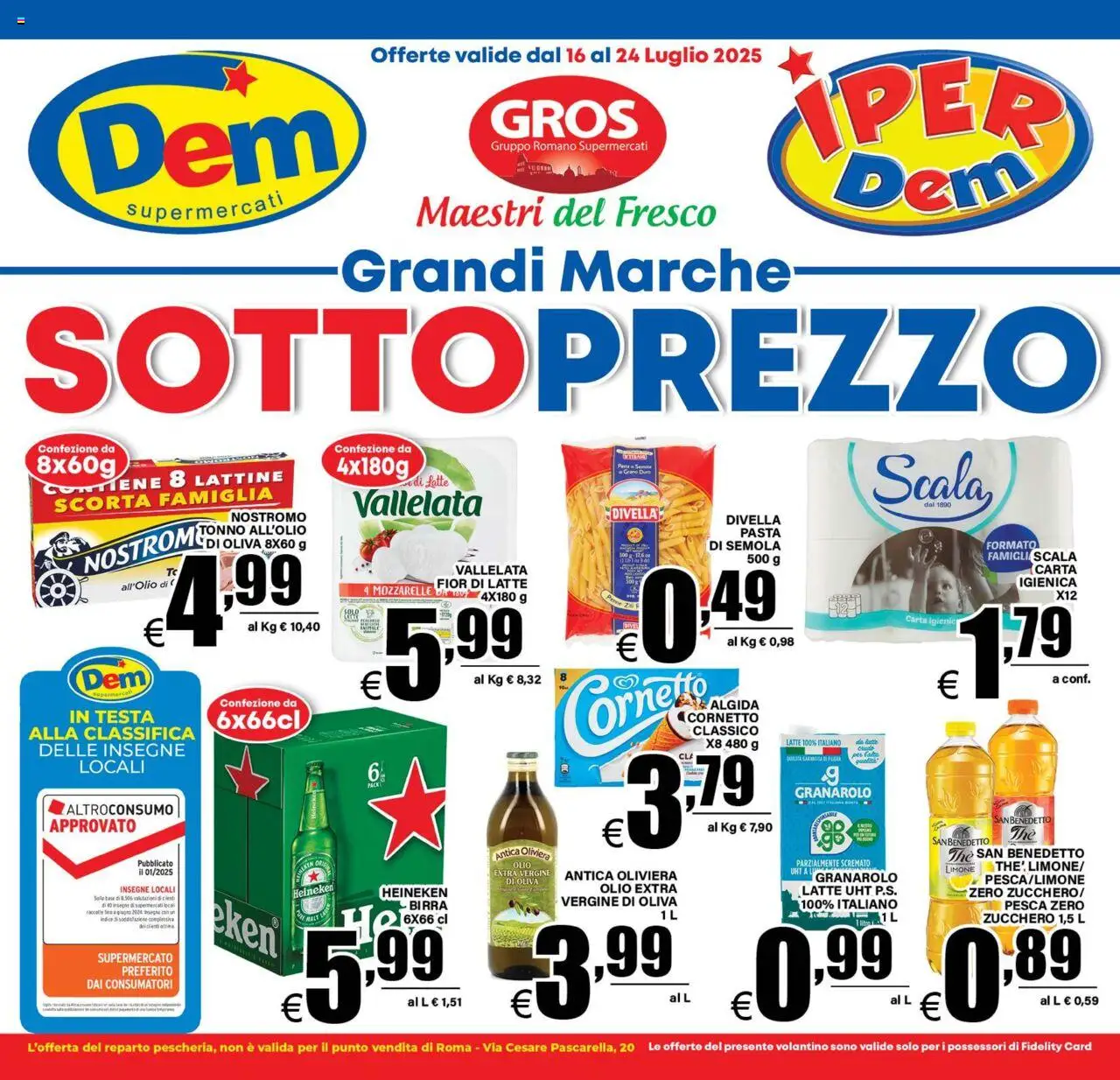 Volantino DEM valido da 16/07/2025 numero di pagina 1