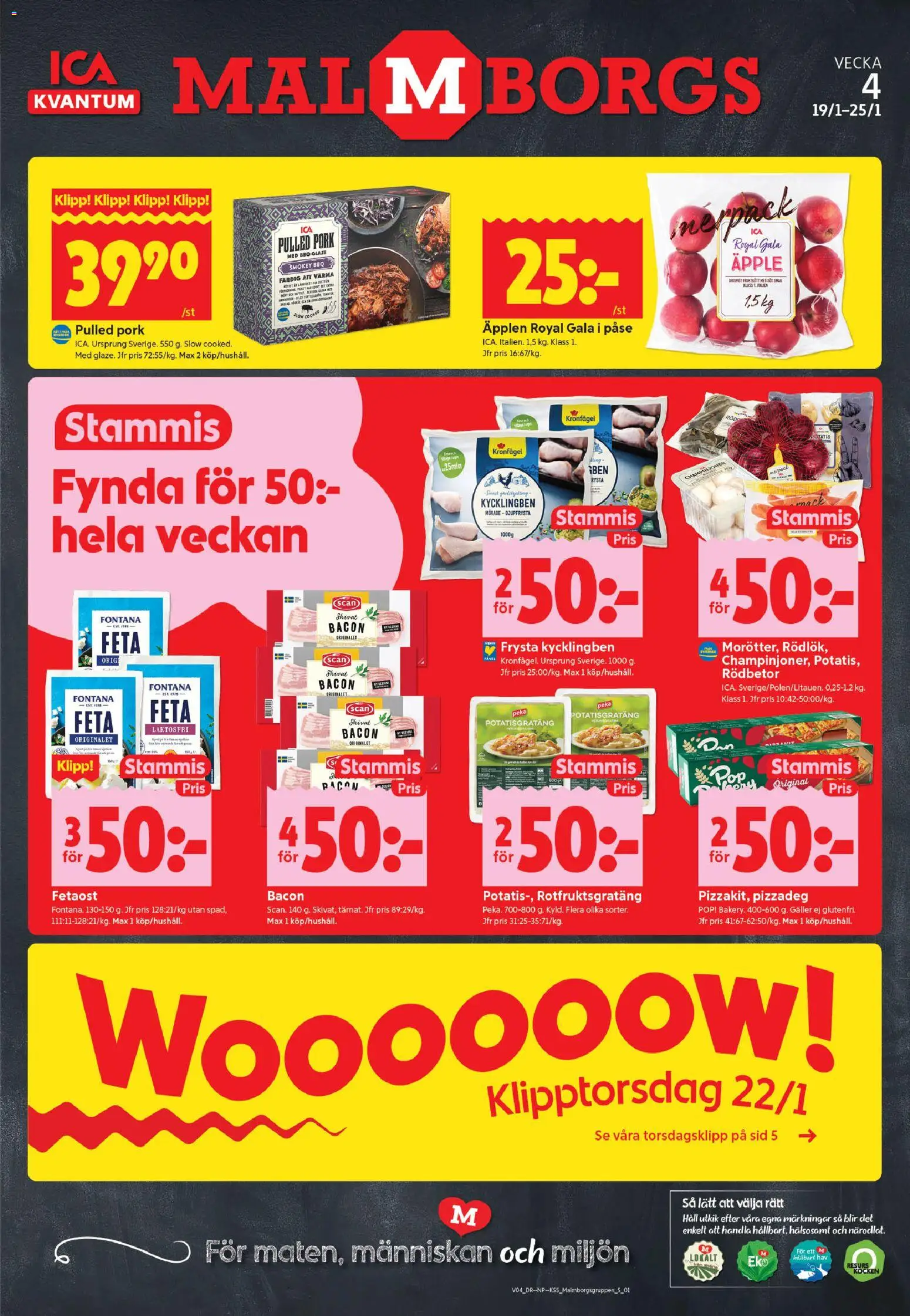 Förhandsgranska reklamblad Malmö från butik ICA Kvantum gäller från 19/01/2026