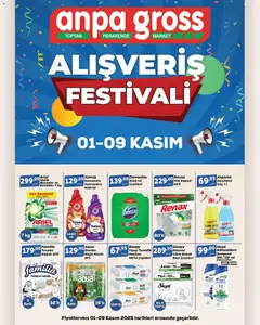 Anpa Gross Temizlikten hijyene, kişisel bakımdan konfora 01.11.2025 - Broşürünün önizlemesi