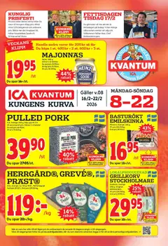 Förhandsgranska reklamblad Kungens Kurva från butik ICA Kvantum gäller från 16/02/2026