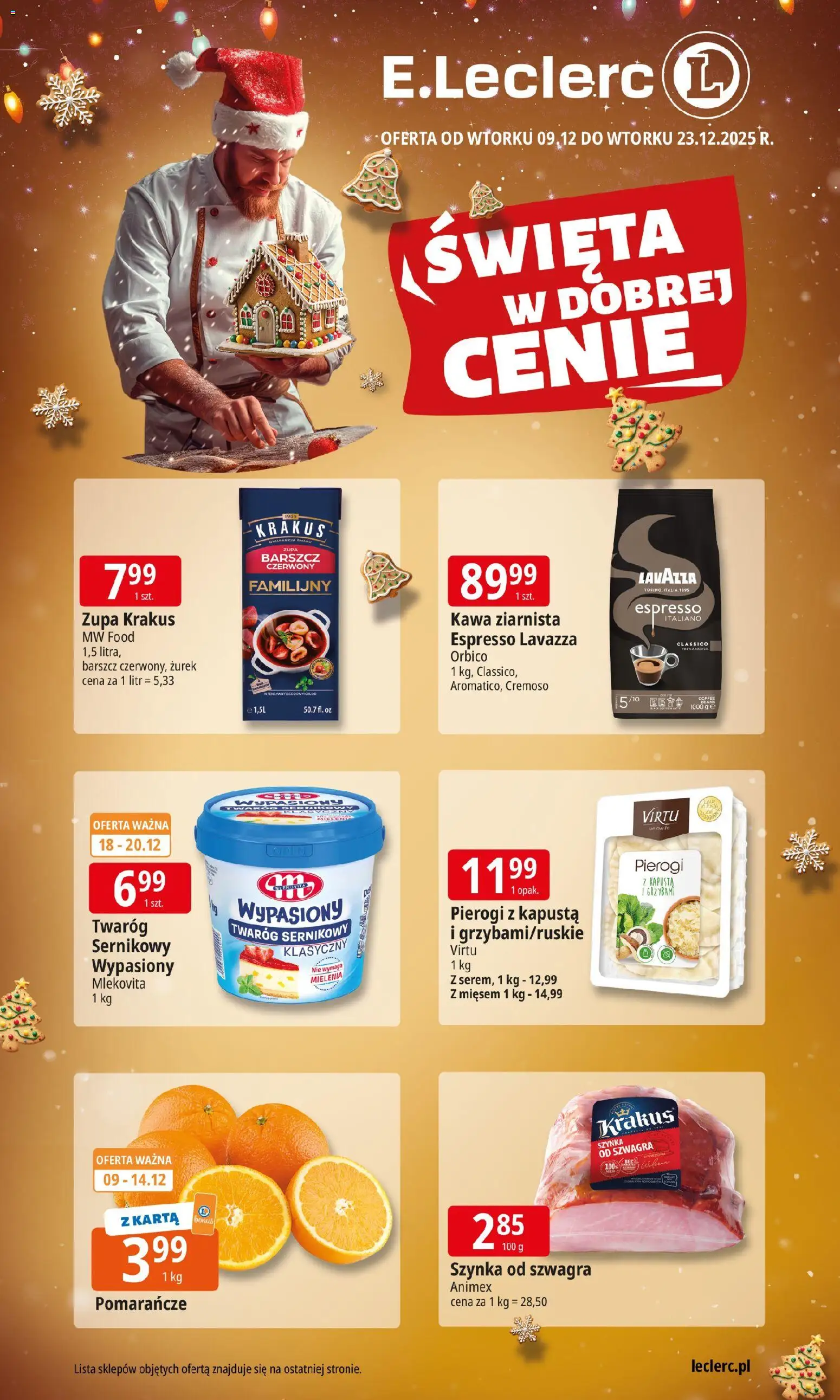 Pogląd gazetki "Elbląg" ze sklepu E.Leclerc ważnej od 09.12.2025