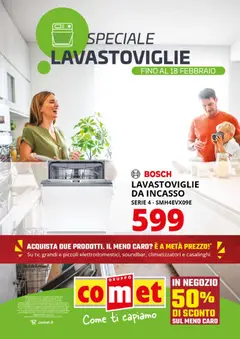Anteprima dell'opuscolo Volantino Lavastoviglie dal negozio Comet valido da 06/02/2026