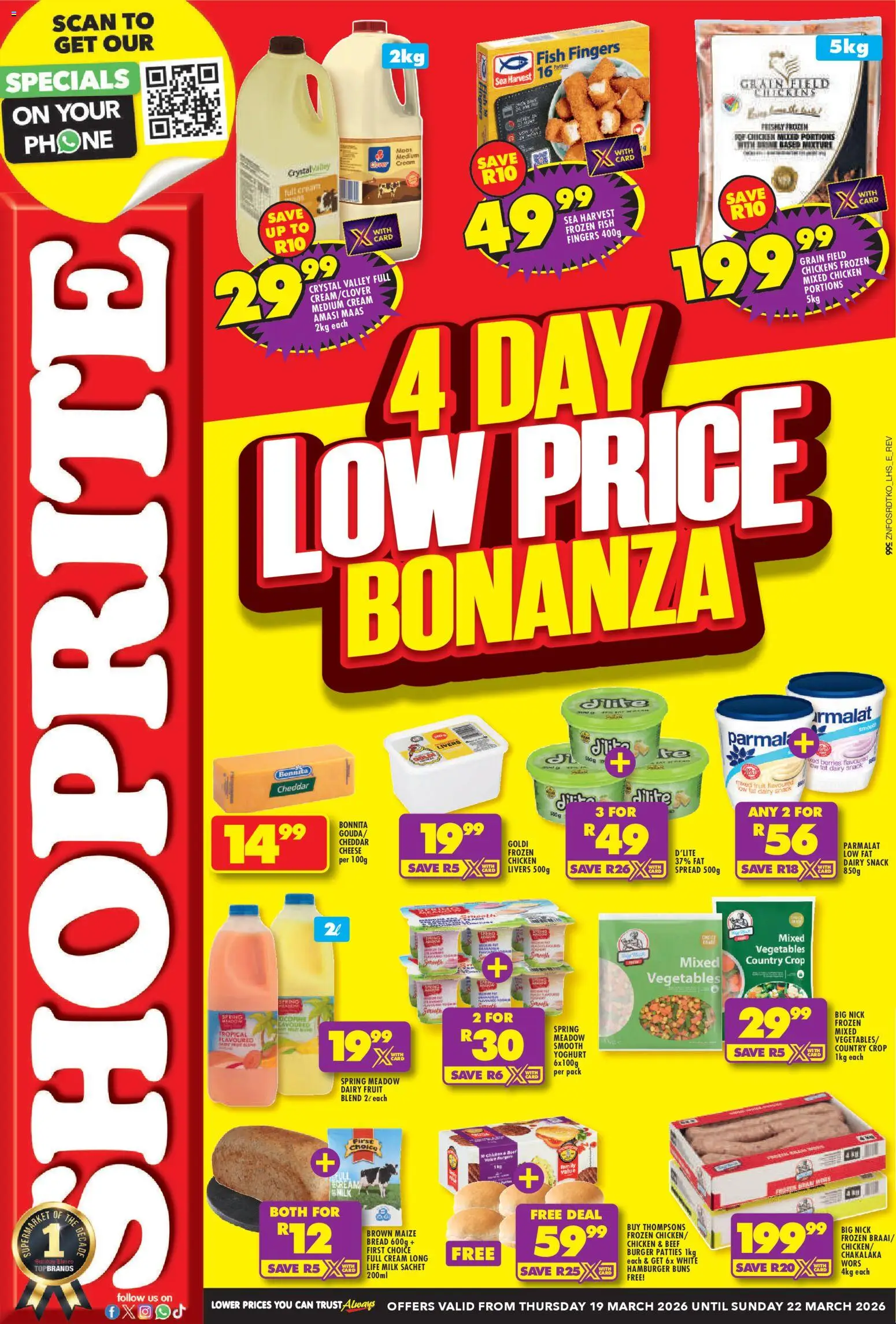 Preview of Shoprite flyer valid from 19/03/2026